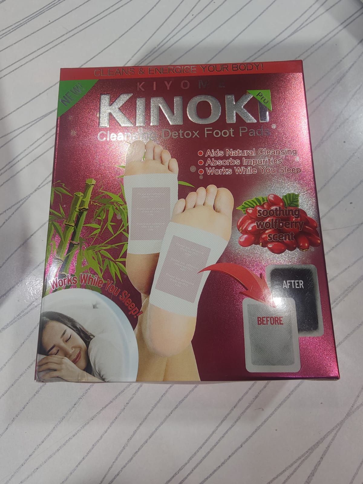 100% Original Kinoki Detox Foot Pads Patches 10Pads Set In pakistan - Image 2