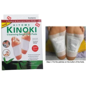 Kinoki Detox Foot Pads Patches Relaxation Massage Relief Stress Feet Care 10 Pads In Each Box