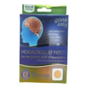 Paingone Easy Headache Relief Patches – Natural Cooling 10-Pack