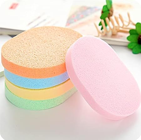 2 pcs facial accessories face wash cleansing sponge makeup remover puff foam pad