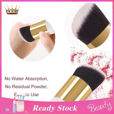 Chubby Pier Foundation Brush Makeup Brush Professional Cosmetic Flat Cream Makeup Brushes - Image 5