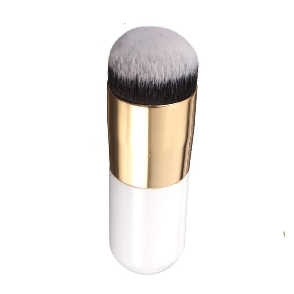 Chubby Pier Foundation Brush Makeup Brush Professional Cosmetic Flat Cream Makeup Brushes - Image 3