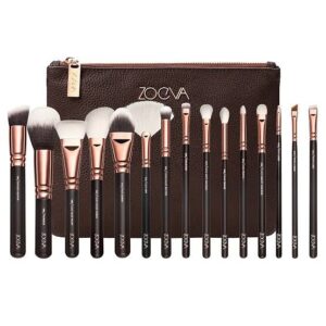 Professional Makeup Brushes Eye shadow Blending Set Toiletry Kit | Pro Makeup Brushes 15-Piece Makeup Brush Set with Pouch – Pro Cosmetic Tools