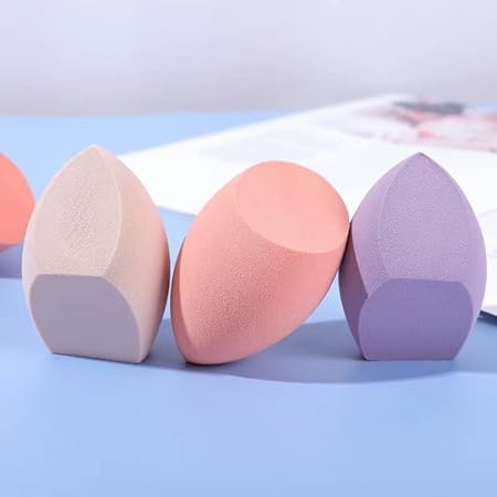 extra large makeup sponge, wet & dry dual use powder puff cosmetic foundation concealer sponge, 3 pcs
