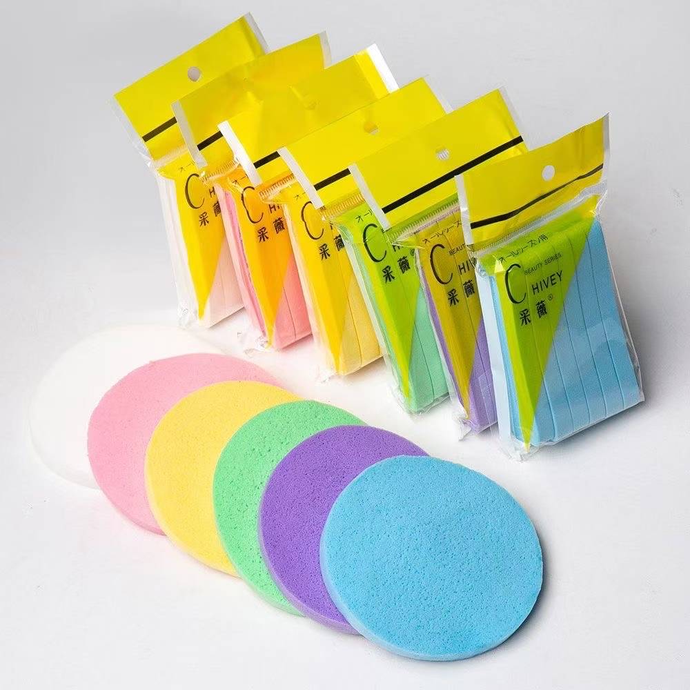 Pack of 12 Compressed Facial Cleansing Makeup Sponges