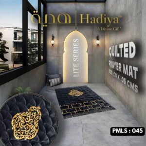 Luxury Salah Mat – Soft Mink, Lace Edges, 70x105 cm