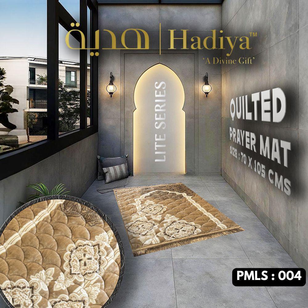 Super Soft Shiny Finish (70x105 cm) Shiny Comfort Salah Mat – Quilted & Soft (70x105 cm) - Image 3