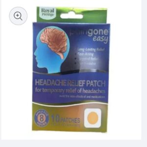 Headache Relief Patch, Cooling Herbal Formula, for Stress & Tension Relief Cooling Headache Relief Patch – Herbal Stress & Tension Aid