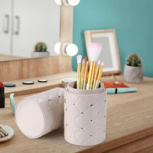 12-Piece Makeup Brush Set with Storage Bucket