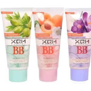 PACK OF 3 PCS XqM BB Blemish Peach Lavender and olive base cream 60ml