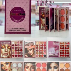 Mocallure 6-in-1 Makeup Palette Notebook | All-in-One Kit