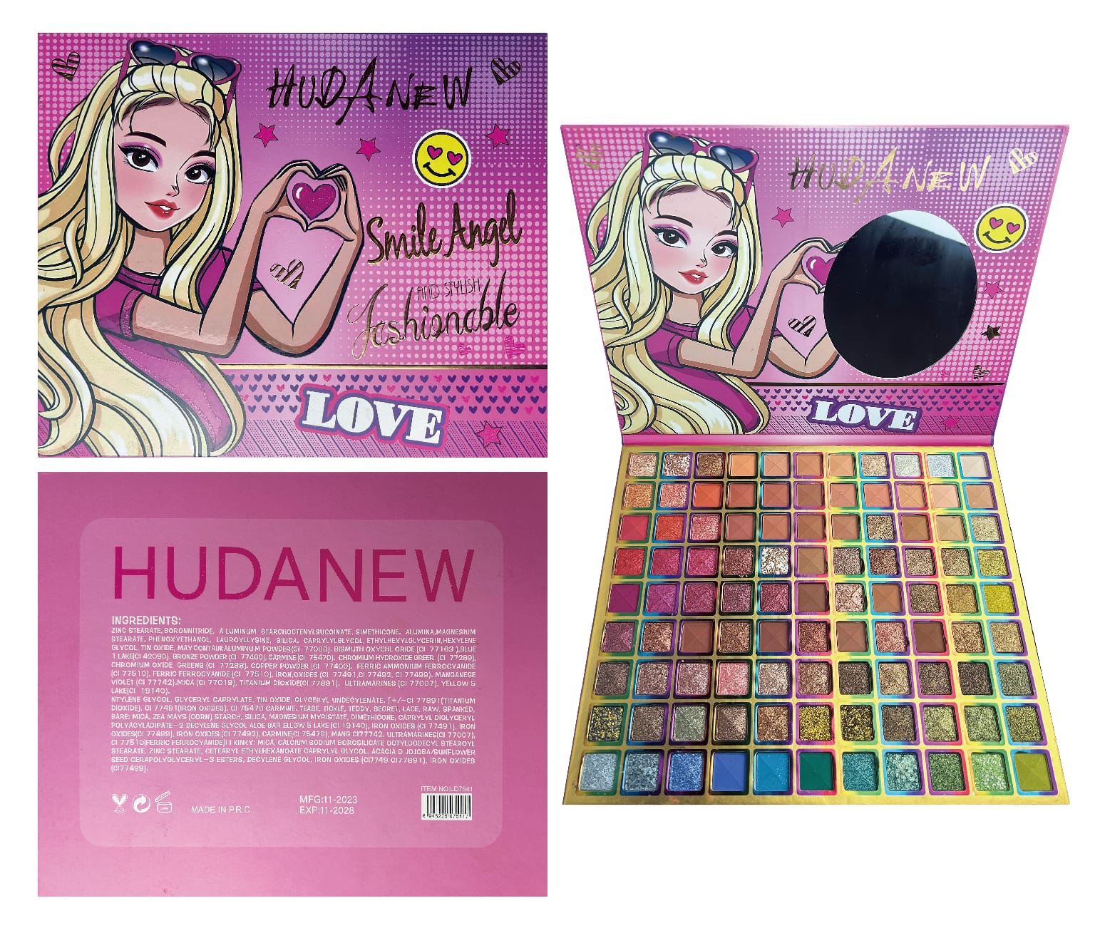 Multi Color Eyeshadow Palette | Vibrant & Pigmented Shades