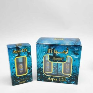 Pack of 6 Pcs Aqva 121 by Surrati | Fresh Perfume Oil Roll-On for Men