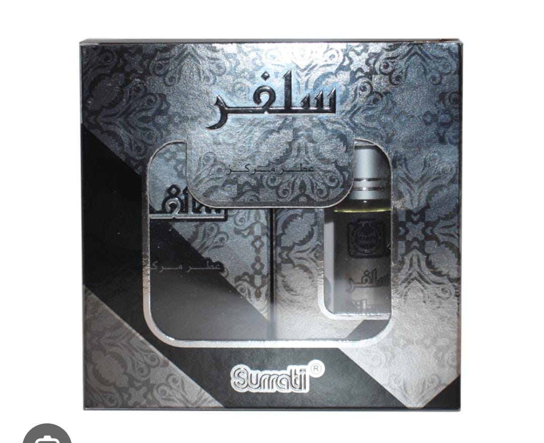 Pack of 6 Pcs Surrati Black Oud 6ml | Roll-On Perfume Oil Attar