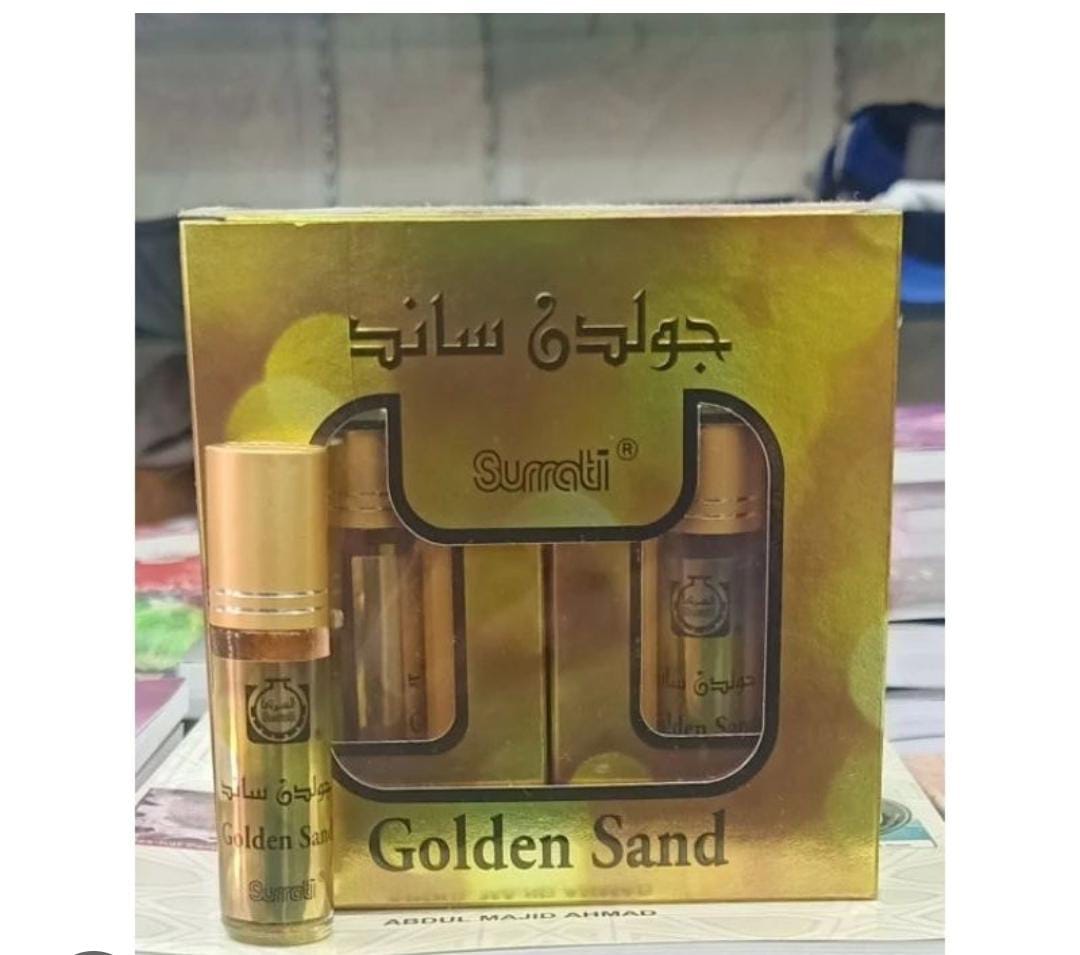 Pack of 6 Pcs Golden Sand by Surrati | Concentrated Perfume Oil Attar