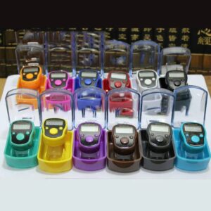 6 Pcs Digital LED Tasbih Counter with Beep & Night Mode | 5-Digit