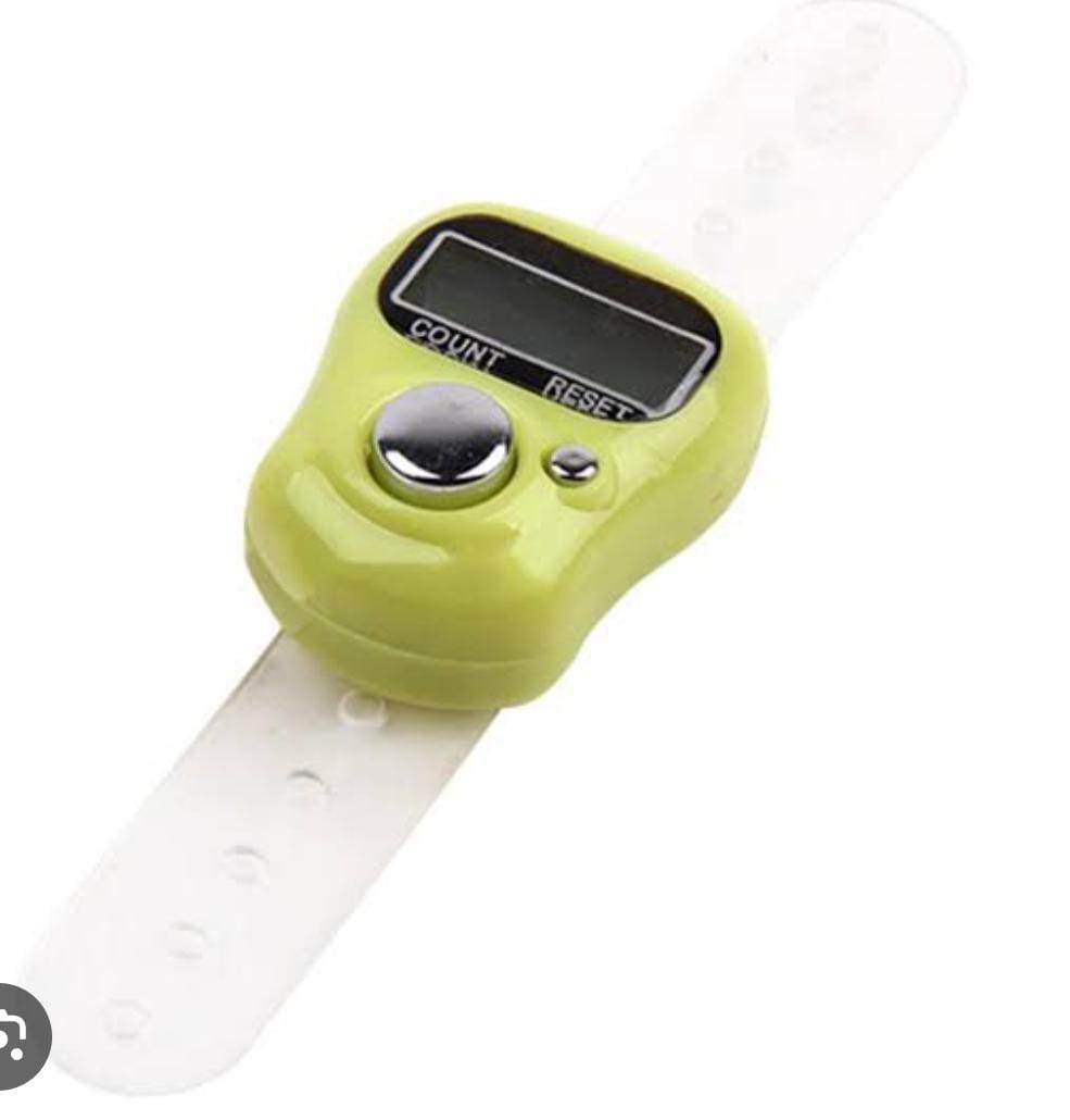 Digital Tasbih Counter with LED Light | Finger Tally Clicker - Image 5