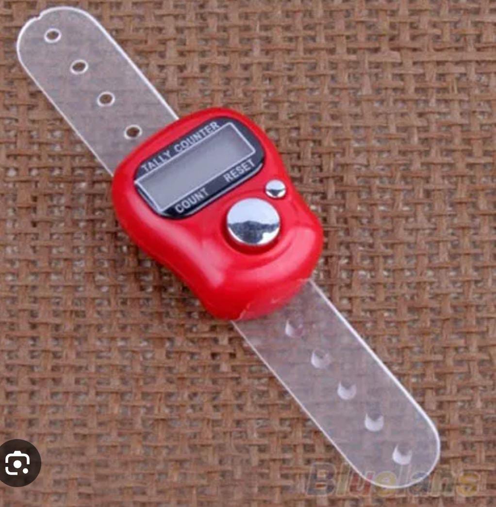 Digital Tasbih Counter with LED Light | Finger Tally Clicker - Image 4