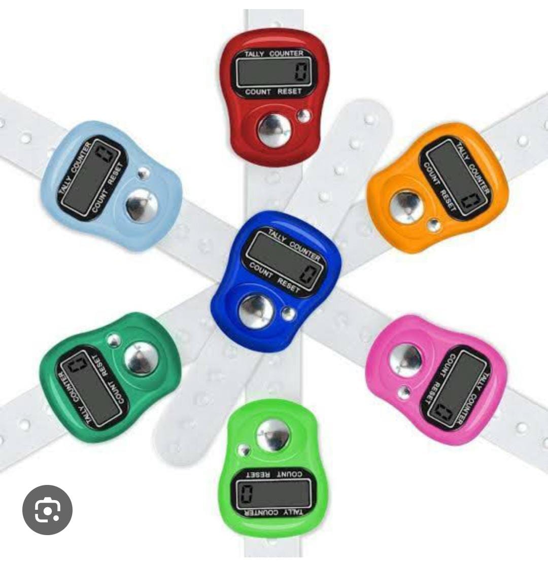 Digital Tasbih Counter with LED Light | Finger Tally Clicker - Image 6