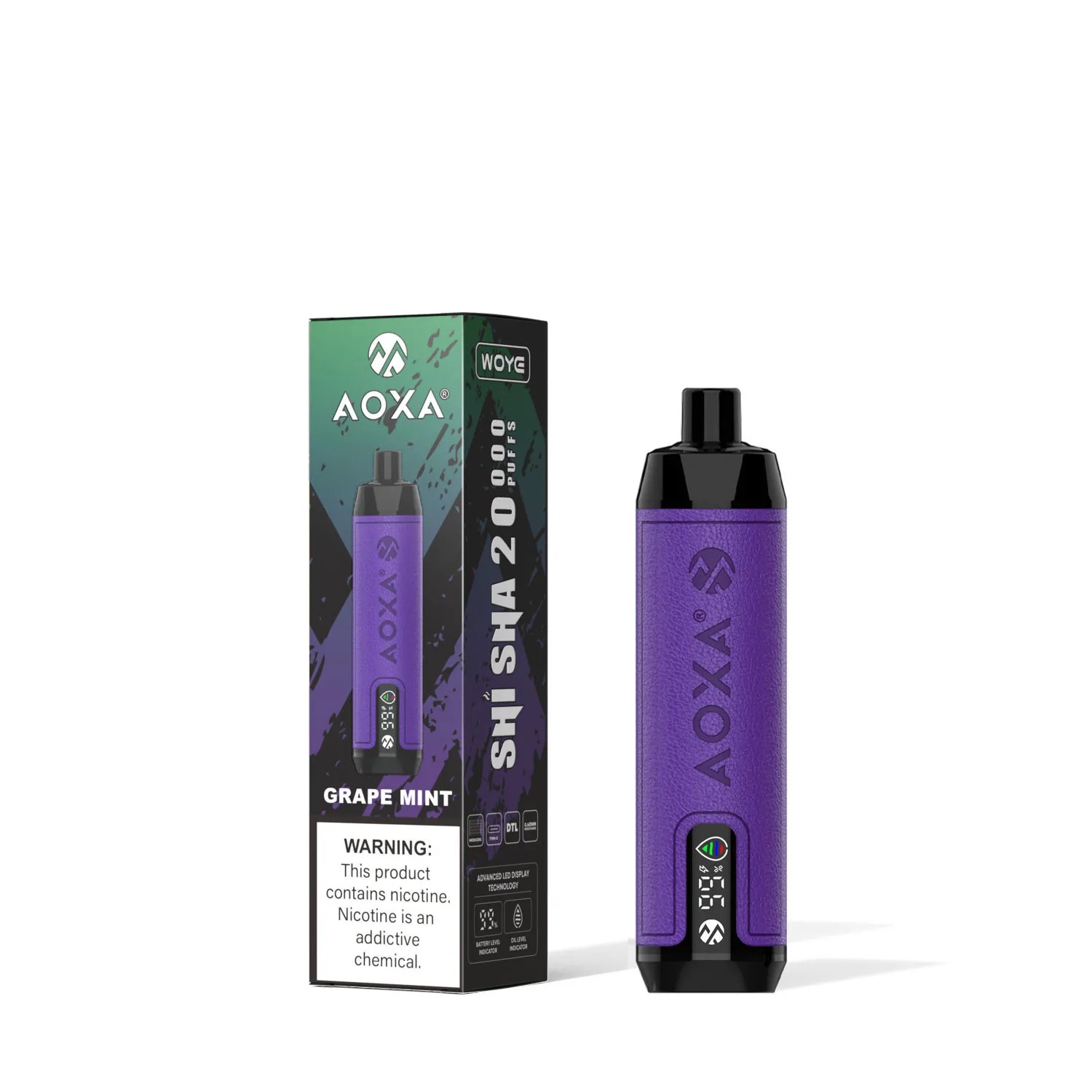 AOXA Disposable Vape E-Shisha 20K Puffs AOXA Disposable Vape E-Shisha | 20K Puffs | Long-Lasting Flavor - Image 7