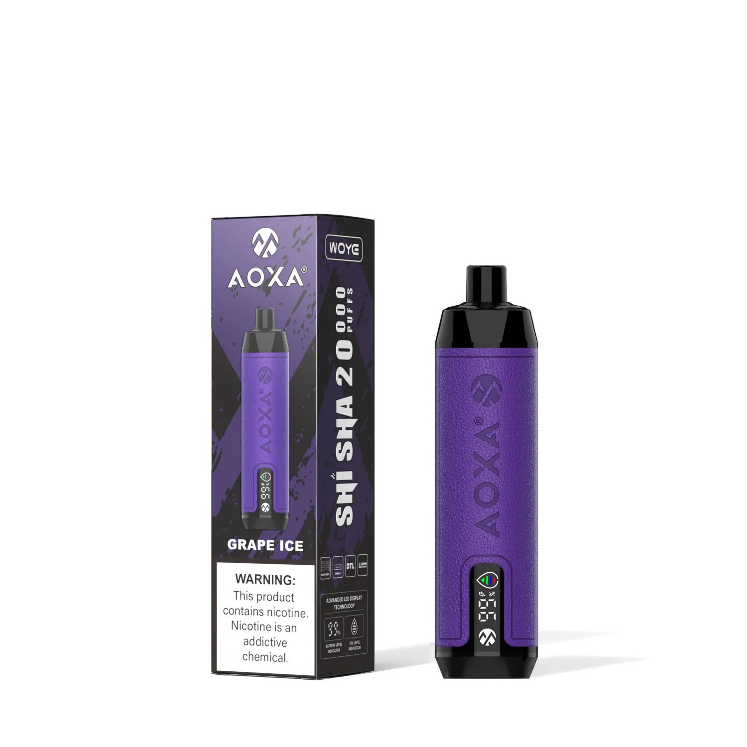 AOXA Disposable Vape E-Shisha 20K Puffs AOXA Disposable Vape E-Shisha | 20K Puffs | Long-Lasting Flavor - Image 6