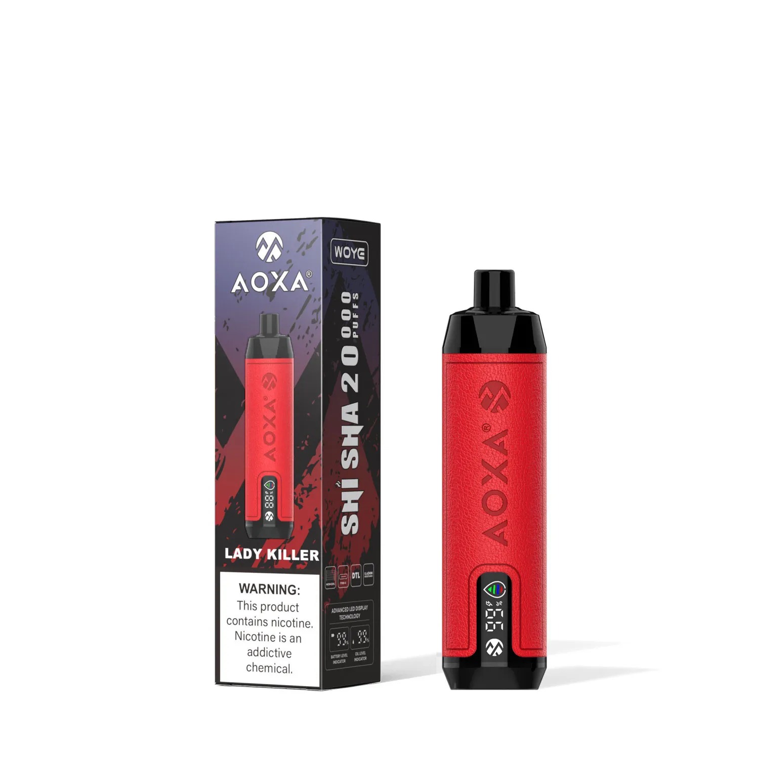 AOXA Disposable Vape E-Shisha 20K Puffs AOXA Disposable Vape E-Shisha | 20K Puffs | Long-Lasting Flavor - Image 3