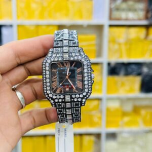 BESTWIN Cartier-style iced-out men's luxury diamond watch